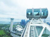 アジア最大の巨大観覧車・シンガポールフライヤー！28人乗りゴンドラで地上165mまで
