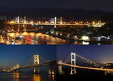 瀬戸大橋のライトアップ、2020年4月から通年点灯に！