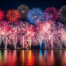 宍道湖の花火（水郷祭）で史上最大のドローンショー！「かまいたち」コラボで特別演出も