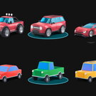グーグルマップでナビを使う時、車アイコン（運転アバター）を変更できるのが地味にかわいい！