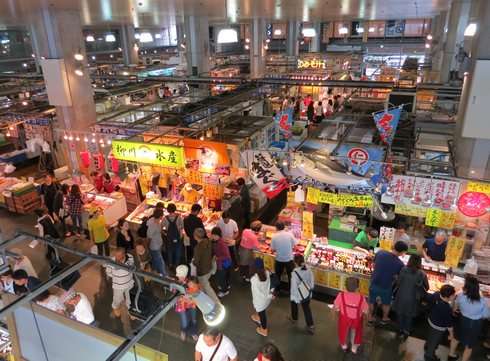 山口県 下関・唐戸市場の風景