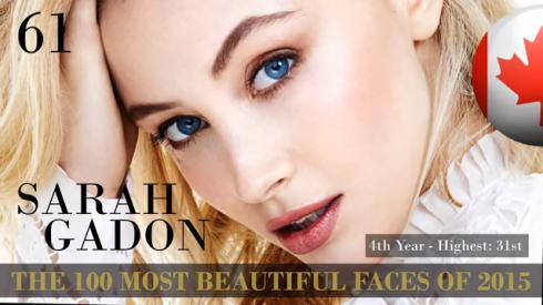 2015世界で最も美しい顔100 61位