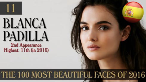 2016年 世界で最も美しい顔100人 11位