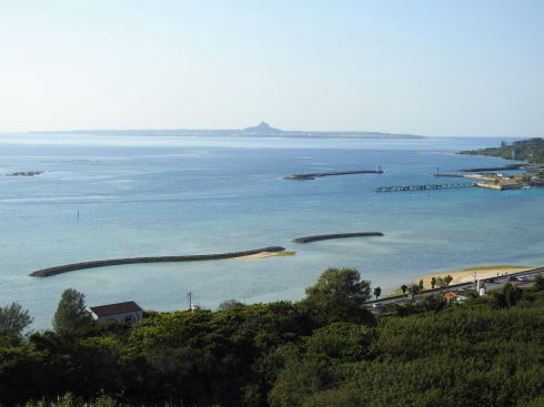 沖縄 アイスクリンカフェ アーク から見える景色