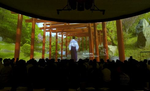 青森アスパム「青い森ホール」巨大360度スクリーン