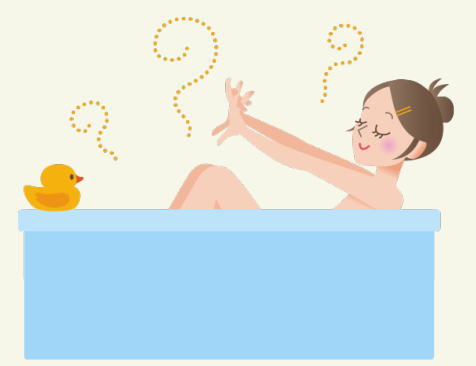 ストレス臭を発生させる「精神性発汗」の予防は、入浴！