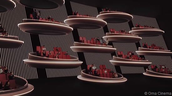 未来型デザインの映画館「Ōma Cinema」フランス・パリに誕生！オペラのバルコニー席に着想