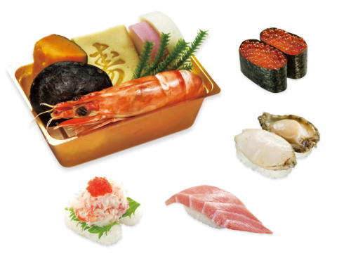 くら寿司ひとり用おせち「こせち」やお正月和菓子も！新春フェア12.27スタート