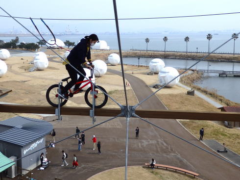 海の中道海浜公園 シードラグーン（アスレチックタワー）自転車