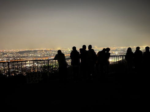 福岡市 油山片江展望台からの夜景 画像3