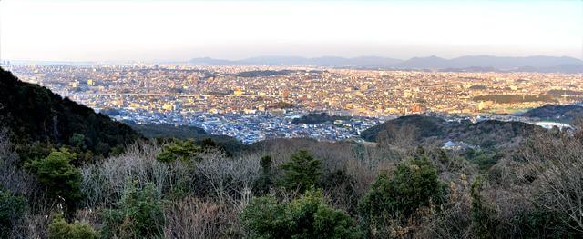福岡市 油山片江展望台からの風景（昼）