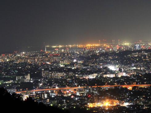 福岡市 油山片江展望台からの夜景 画像2