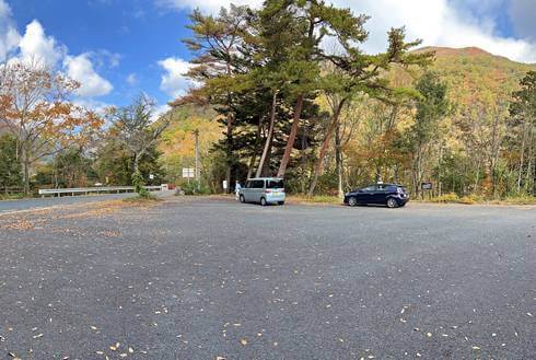 深谷大橋、島根県側に駐車スペースあり