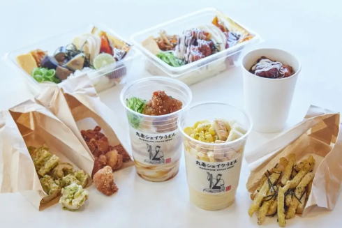 丸亀製麺 ドライブスルー 提供商品イメージ