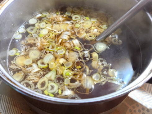 醤油ラーメン風スープ 作り方 写真