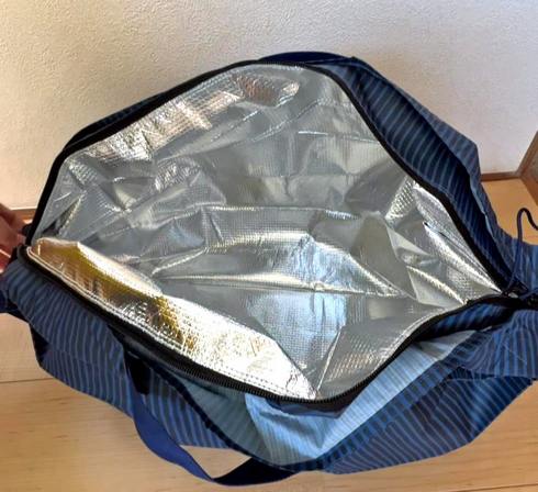 畳むのがらくちん!小さくなる保冷バッグ「シュパット」