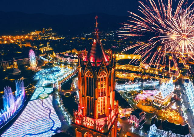 西日本イルミネーションランキング、1位　ハウステンボス 光の王国