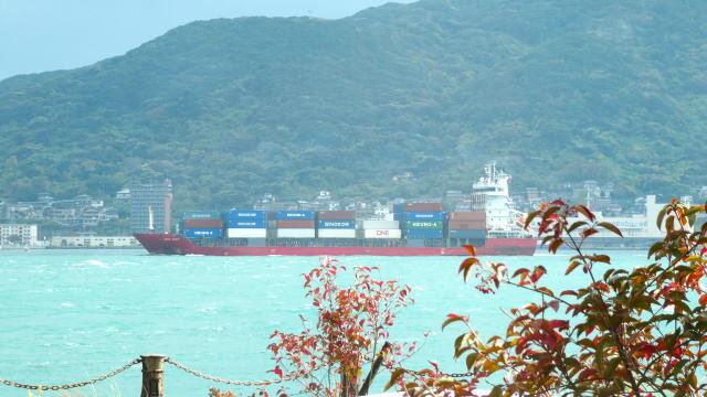 リゾナーレ下関 から見る関門海峡の風景3