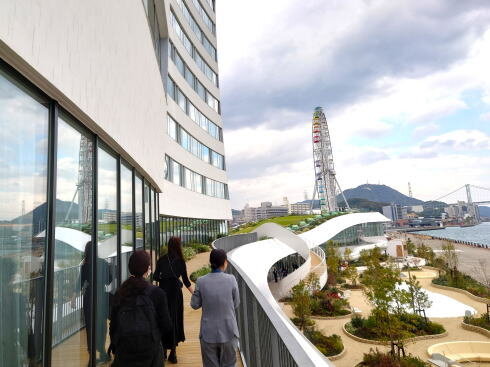 リゾナーレ下関の曲線美