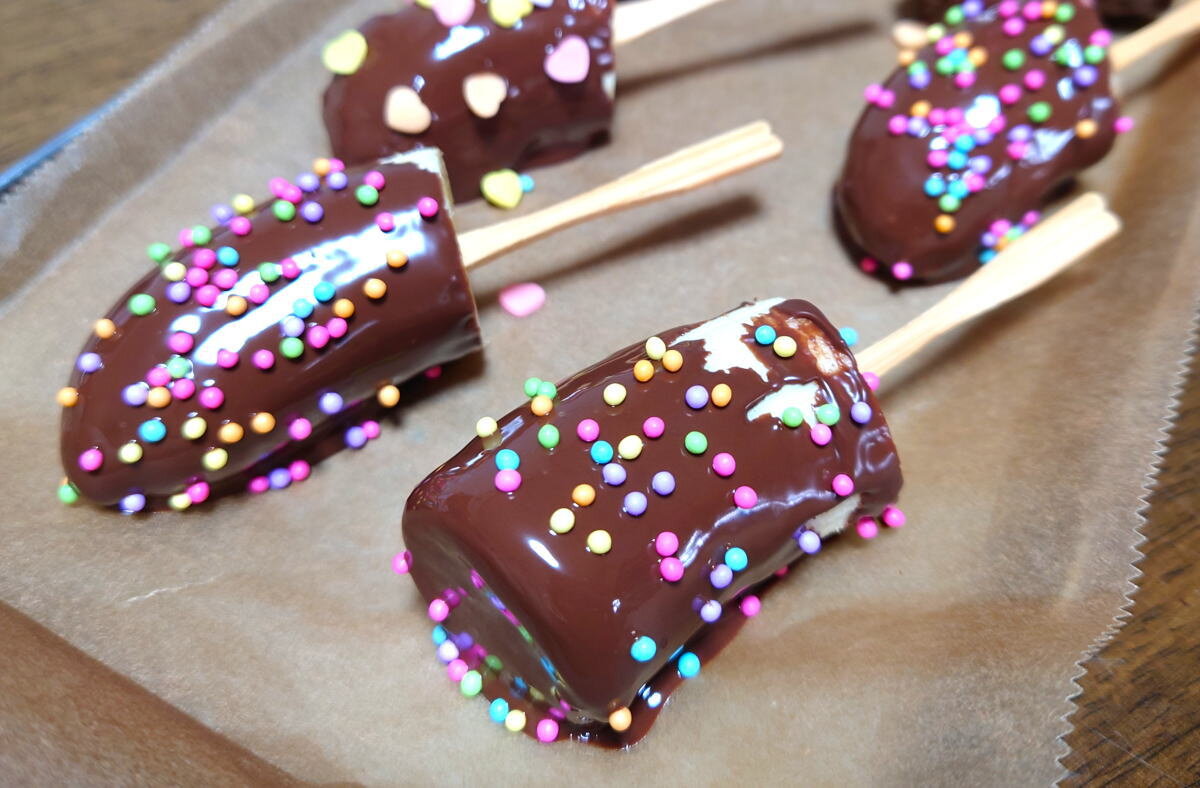 チョコバナナ 手作り写真