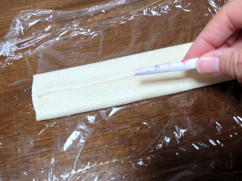 冷凍パイシートで作る源氏パイ風 ハート型パイ 作り方画像3