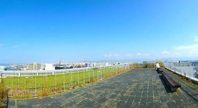 アクロス福岡 ステップガーデン屋上展望台