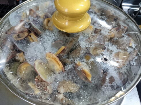 あさりの酒蒸しをつくる 画像2