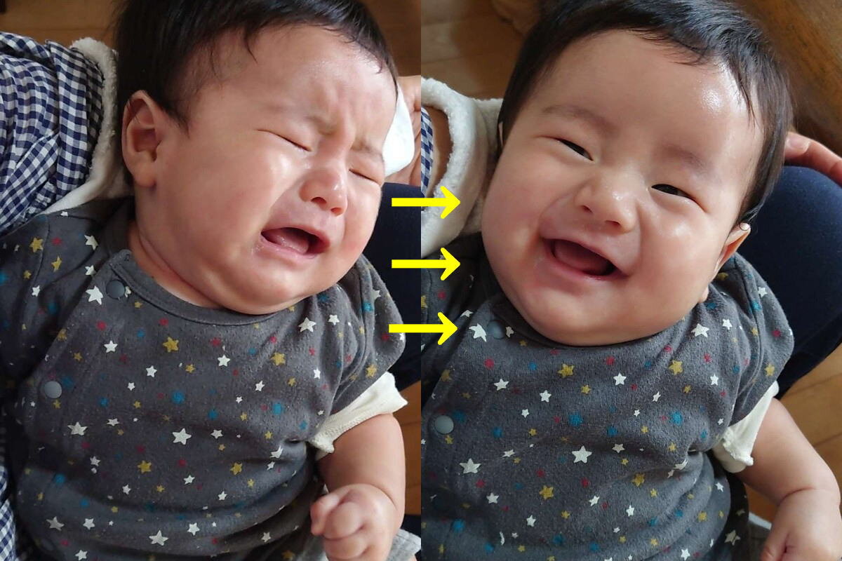 立って抱っこはもう限界…！我が家の赤ちゃんが「座りながら貧乏ゆすり」で泣きやんだ・眠った話