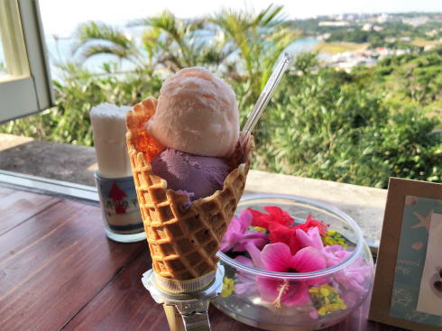 沖縄 アイスクリンカフェ アークのアイス